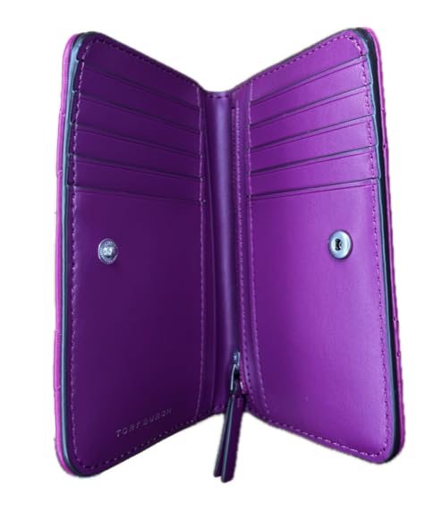 Tory Burch Willa Soft Quilt Medium Wallet 143909 Prickly Pear 600 - Image 3
