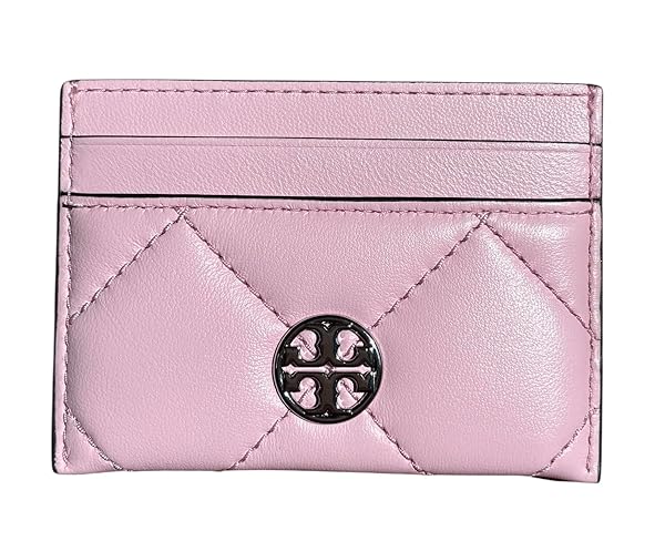 Tory Burch Willa Soft Quilt Slim Card Case 165934 Pink Plie 650 One Size Credit, I.D card case
