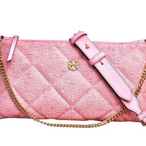 Tory Burch Willa Tweed zip Shoulder Bag 162965 Tweed Pink 960 One Size