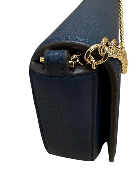 Tory Burch Women Chelsea Pebbled Leather Crossbody Shoulder bag (Royal Navy) - Image 4