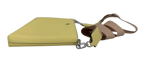 Tory Burch Women's 148314 Blake Swingpack Pebbled Leather Crossbody Shoulder Bag (Pastel Yellow) - Image 3