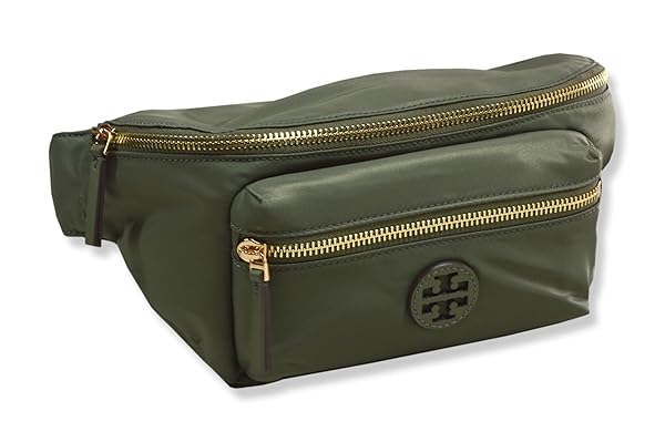 Tory Burch Womens 161103 Nylon Belt Bag Fannypack Waist, (Black)