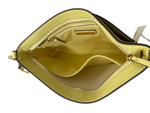 Tory Burch Women's 168307 Blake Swingpack Pebbled Leather Crossbody Shoulder Bag (Lemon Sugar) - Image 6
