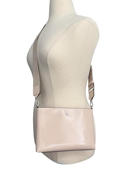 Tory Burch Women's 168307 Blake Swingpack Pebbled Leather Crossbody Shoulder Bag (Soft Pink) - Image 3