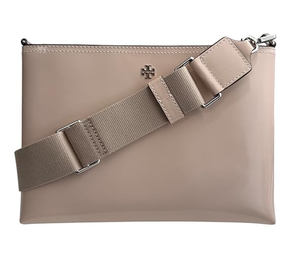 Tory Burch Women's 168307 Blake Swingpack Pebbled Leather Crossbody Shoulder Bag (Soft Pink)