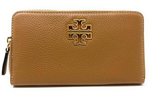 Tory Burch Women's Britten Zip Continental Wallet (Tiramisu)