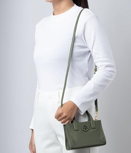 Tory Burch Women's Ella Mini Nylon Tote (Palm Leaf) - Image 5