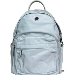 Tory Burch Women's Ella Nylon Backpack With Silver Tone Hardware (Summit)