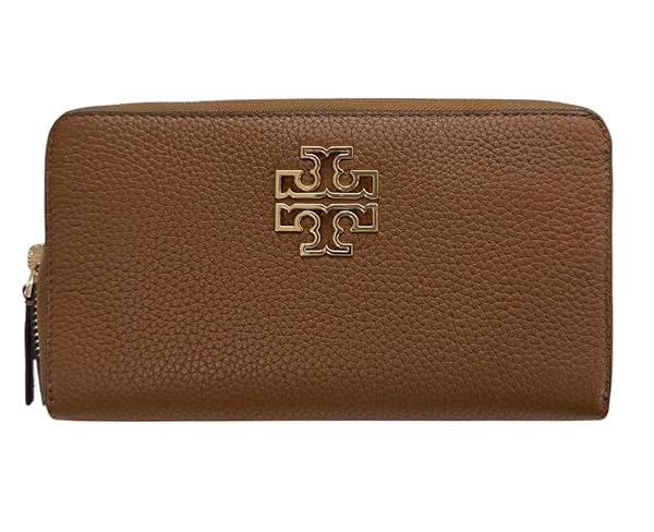 Tory Burch Women's Leather Britten Zip Continental Wallet (Moose)