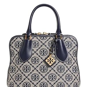 Tory Burch Women's Mini T Monogram Jacquard Swing Bag, Tory Navy, Blue, Print, One Size