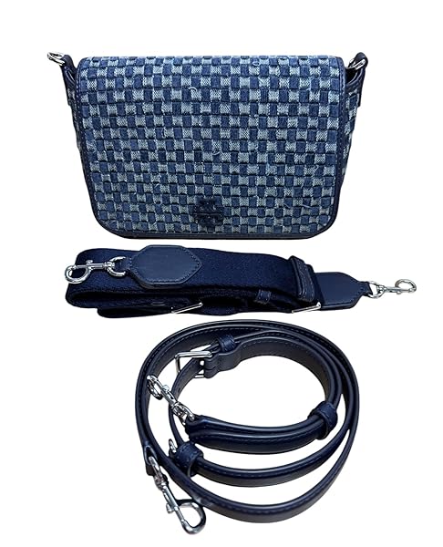 Tory Burch Women's Thea Denim Flap Crossbody Shoulder Bag (Denim/Tory Navy) - Image 3