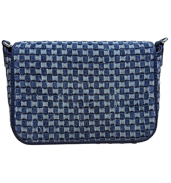 Tory Burch Women's Thea Denim Flap Crossbody Shoulder Bag (Denim/Tory Navy) - Image 7