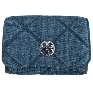 Tory Burch Women's Willa Denim Card Case (Denim)