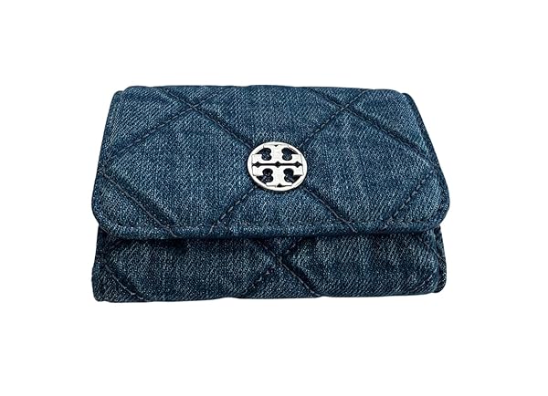 Tory Burch Women's Willa Denim Card Case (Denim) - Image 5