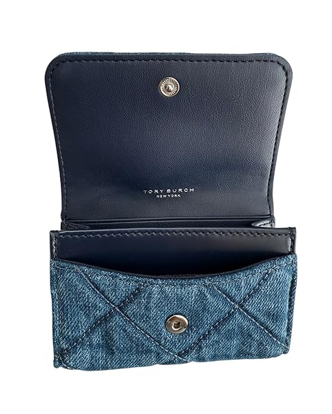Tory Burch Women's Willa Denim Card Case (Denim) - Image 6