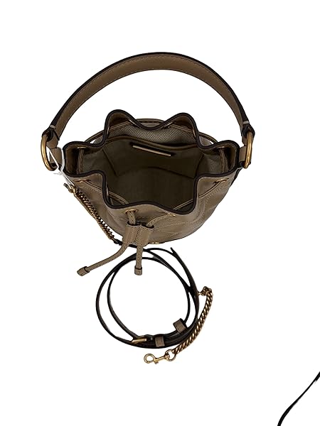 Tory Burch Women's Willa Mini Bucket Bag Almond Flour Brown - Image 3