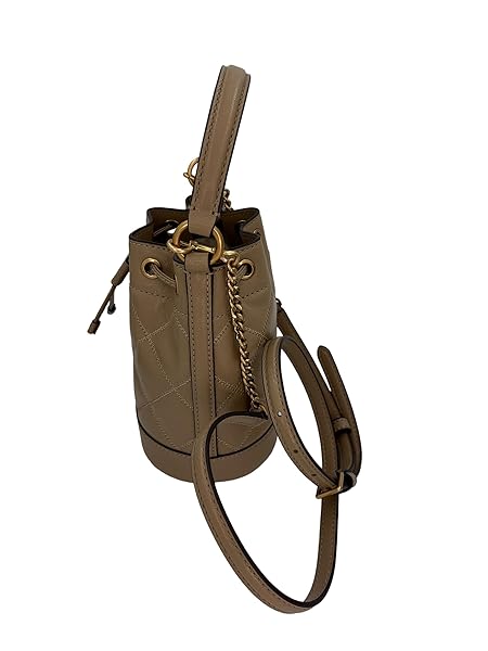 Tory Burch Women's Willa Mini Bucket Bag Almond Flour Brown - Image 4