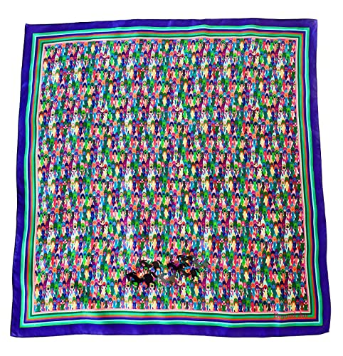 Beyond Joy 100% Twill Silk 12mm, 90 X 90 cm,35" Square Luxury Scarf w Rolled Hem - Image 5