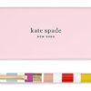 kate spade new york Black Ink Ballpoint Pen with Reusable Gift Box, Professional Office Pen for Women Accepts Standard Refills, Candy Stripe